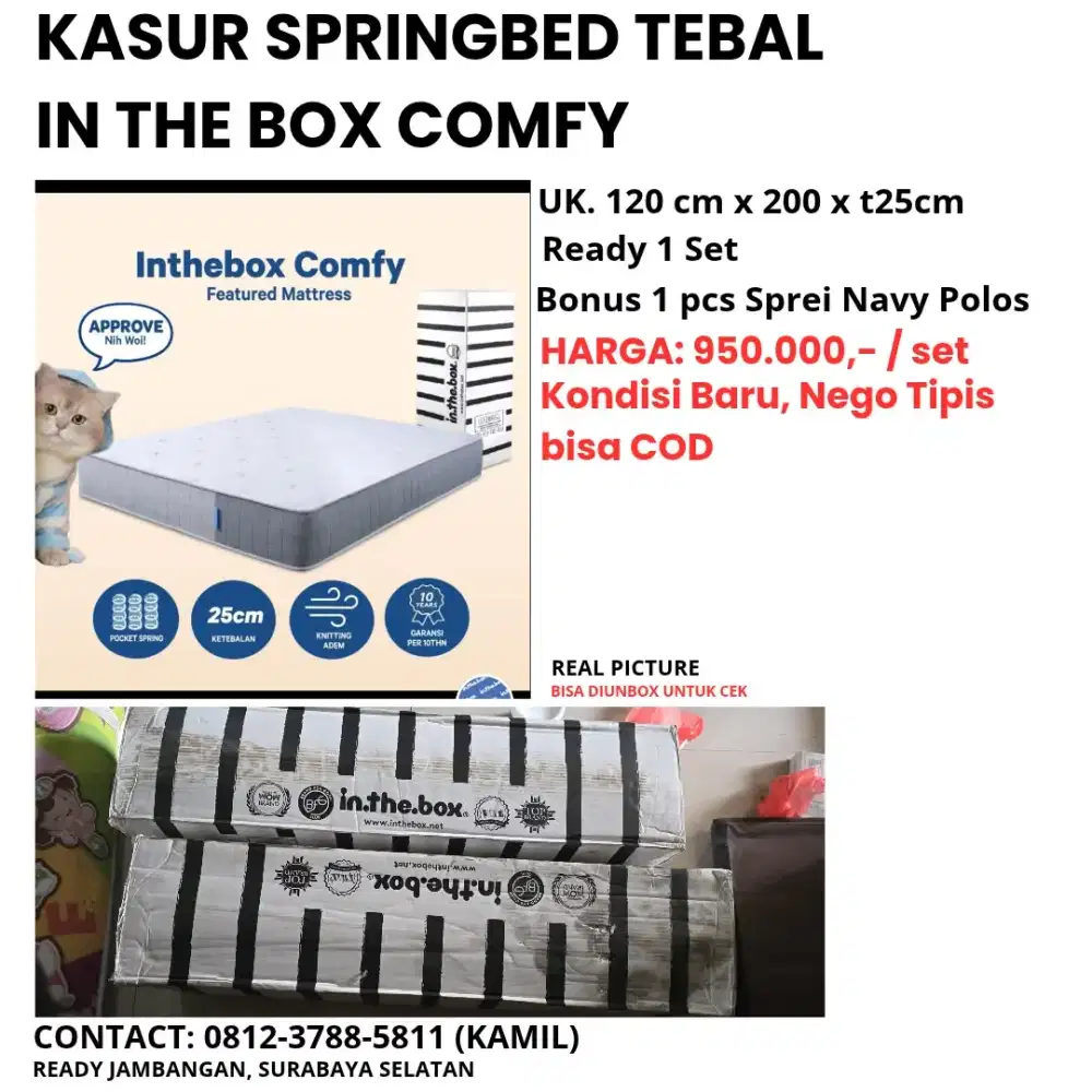 SPRINGBED 120×200×T25CM - BRAND TERNAMA
