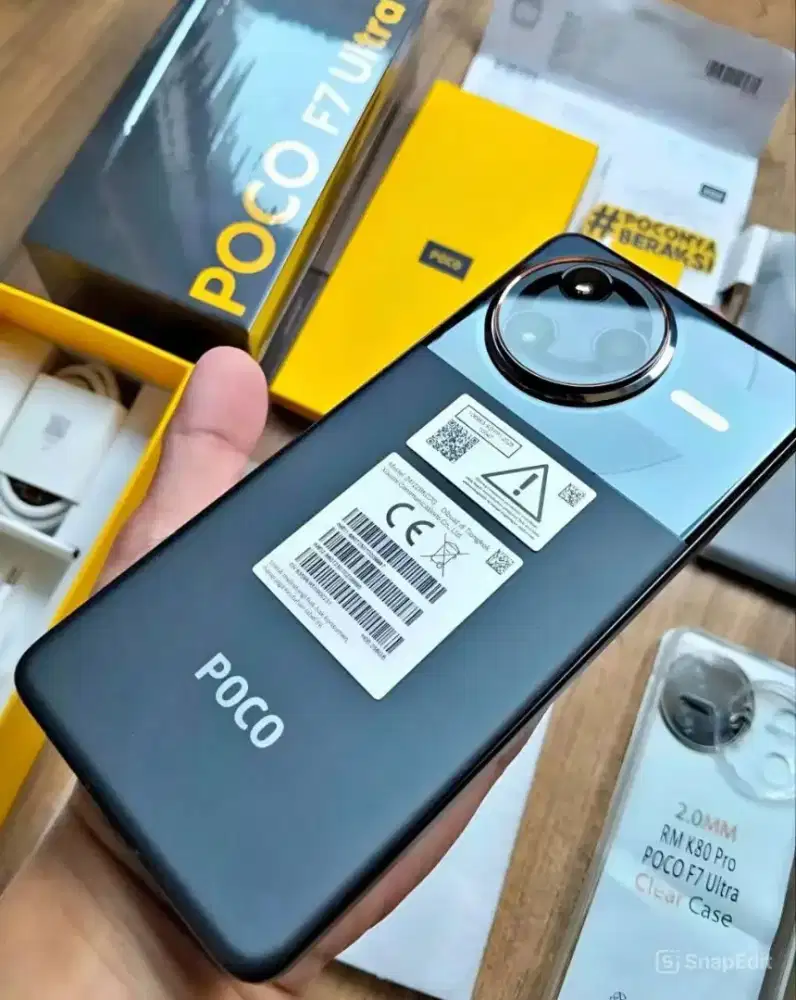 Poco F7 ultra 16/512 fullset like new garansi panjang bisa TT/BT