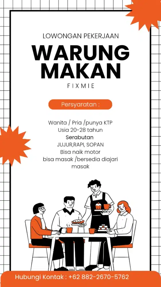 Loker rumah makan
