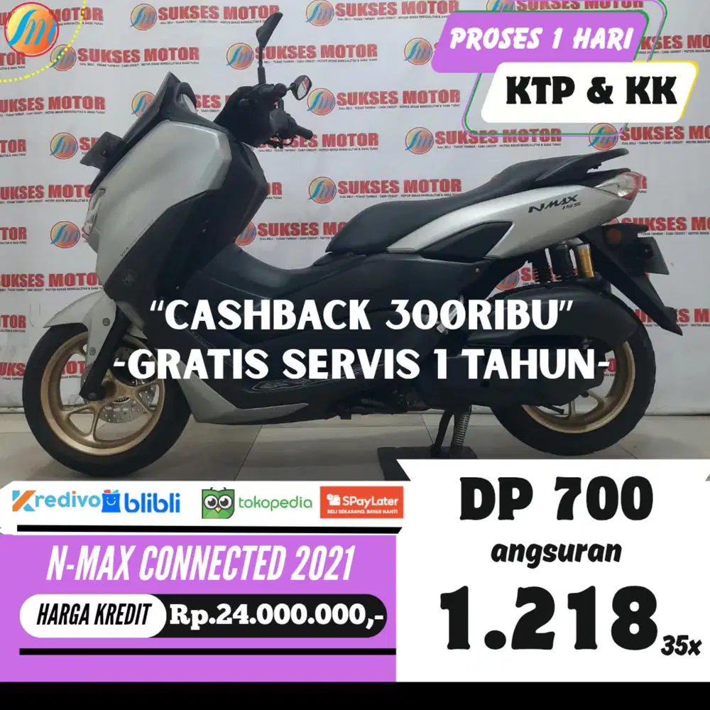 DP 700RIBU YAMAHA NMAX CONNECTED 2021 ANGSURAN SANGAT TERJANGKAU