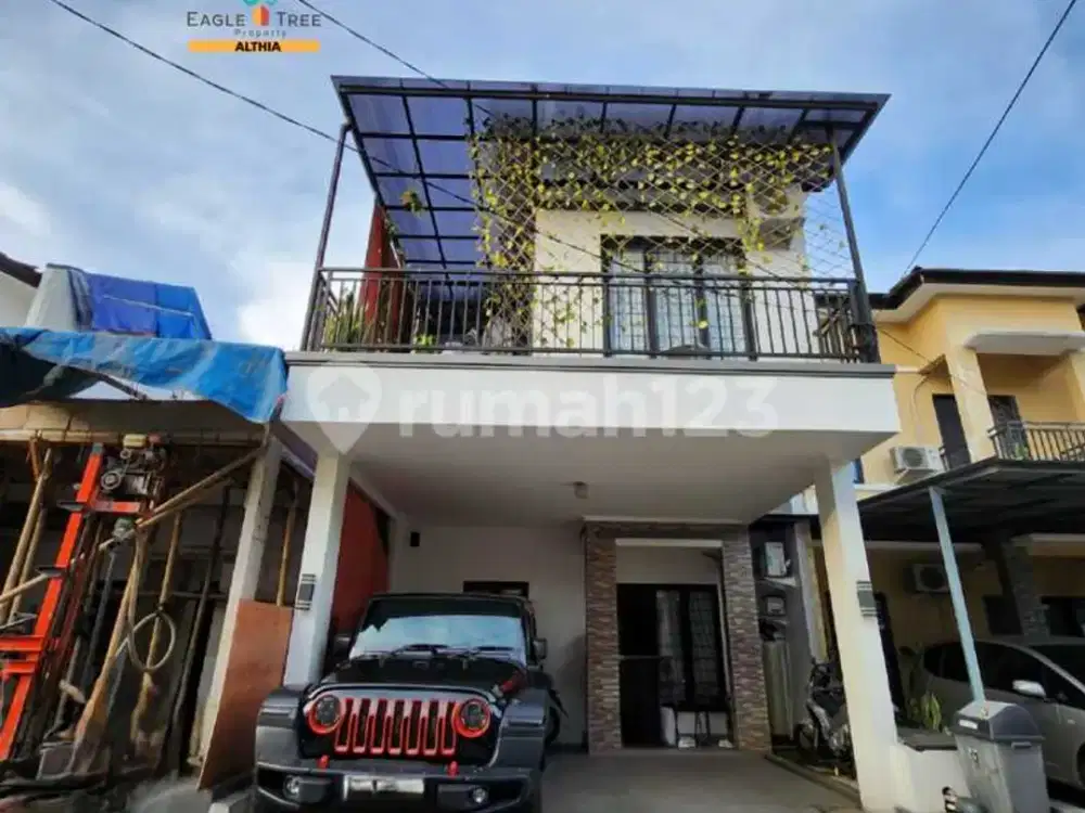 Rumah 2 Lantai Baru Renovasi Semi Furnished Cluster Area Bintaro