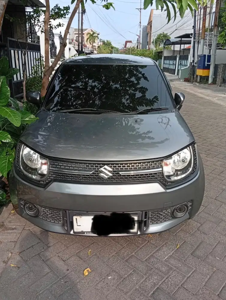 Suzuki Ignis Manual 2017 Plat L Grey/Abu-abu Mobil Pribadi (Istimewah)