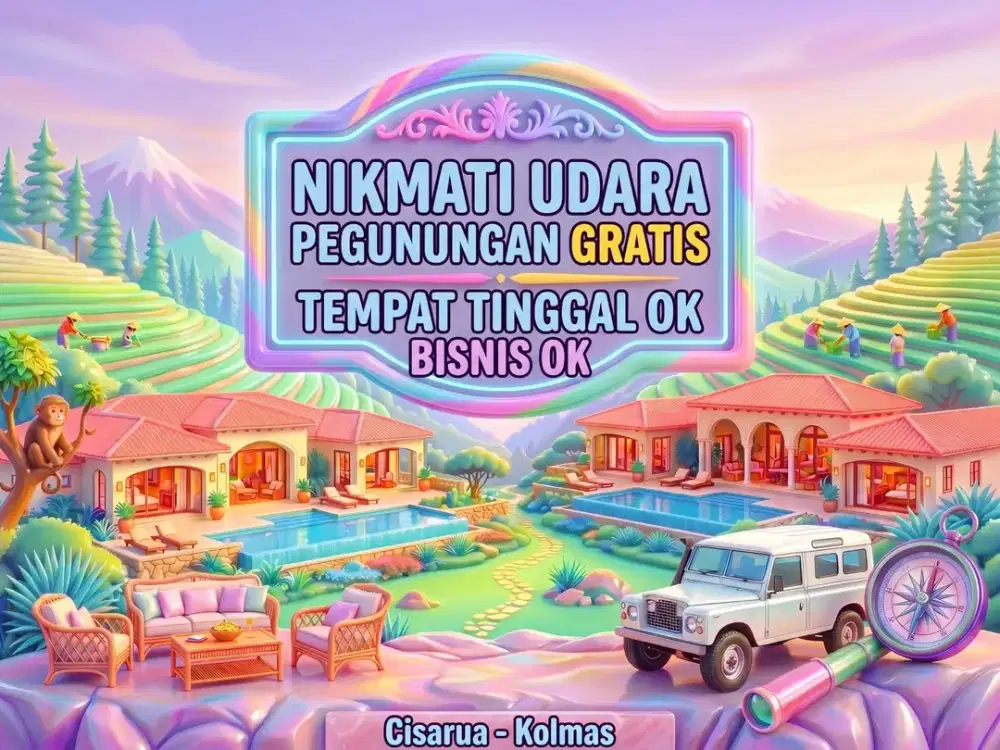 JUAL RUMAH DI CISARUA,KOLMAS, CIPAGERAN, BANDUNG BARAT.