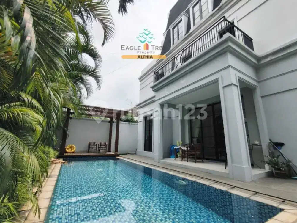 Rumah Mewah 3 Lantai Ada Private Pool Di Townhouse Kemang