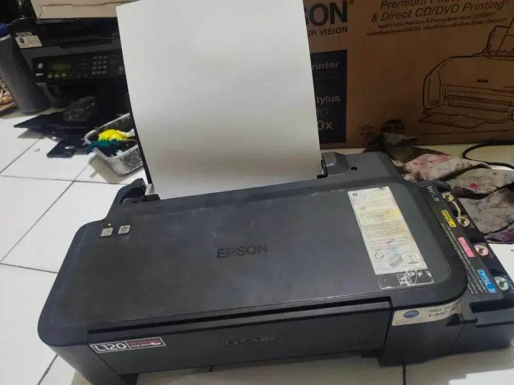 Printer epson l120 normal siap pakai head sehat