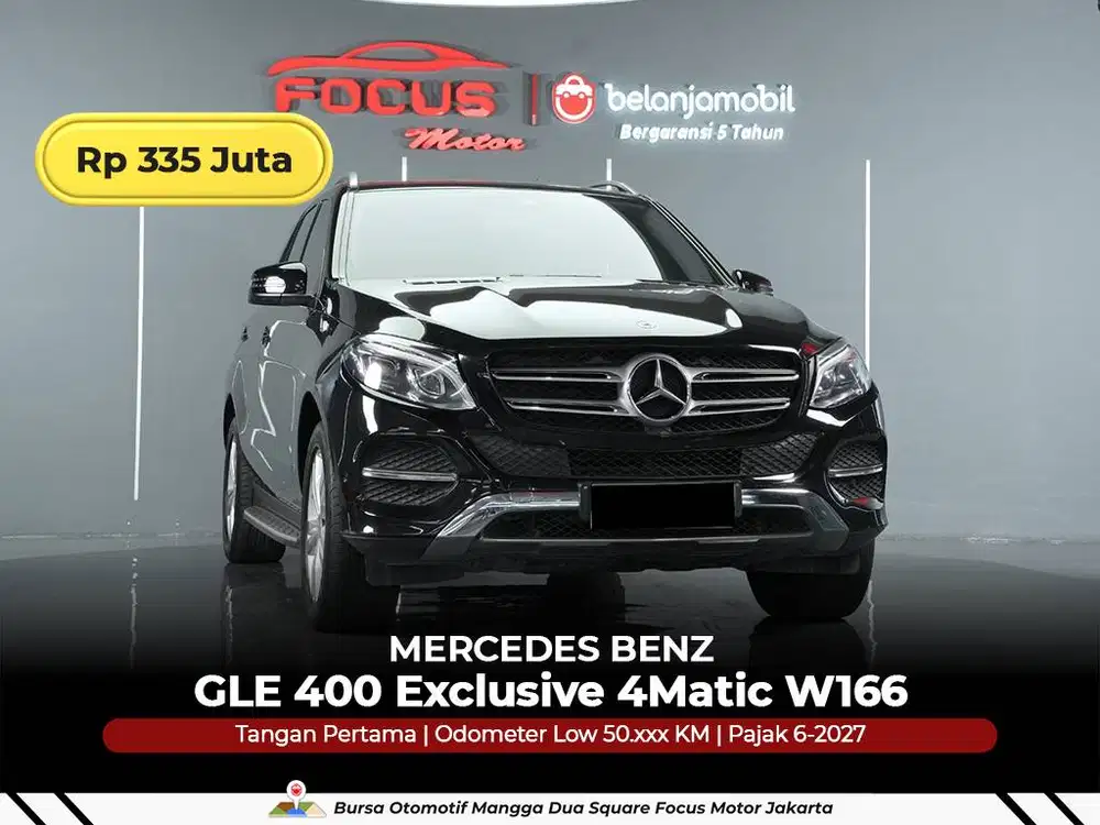 [ GARANSI 5THN ] Mercedes Benz GLE400 GLE 400 Exclusive 2015/2016/2017