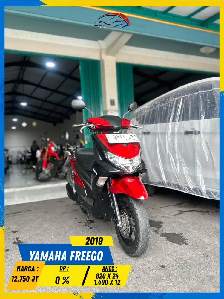 YAMAHA FREEGO 2019 PLAT L MONGGO GERCEP LURR HIKMAH MOTOR KEPUH MALANG