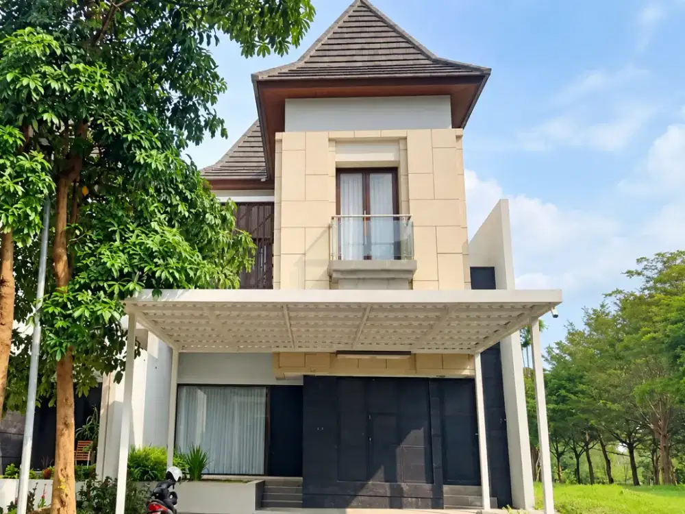 Dijual Rumah Mewah Full Furnish Hyarta Ecovillage Dekat Amplaz