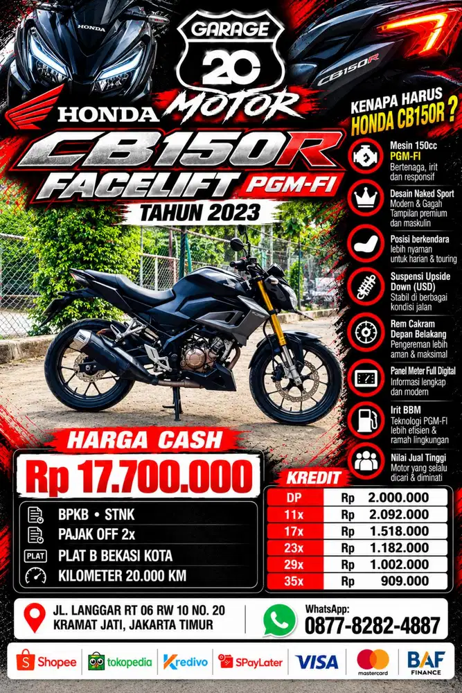 Honda All New Cb 150cc Facelift Pgm_Fi Tahun 2023