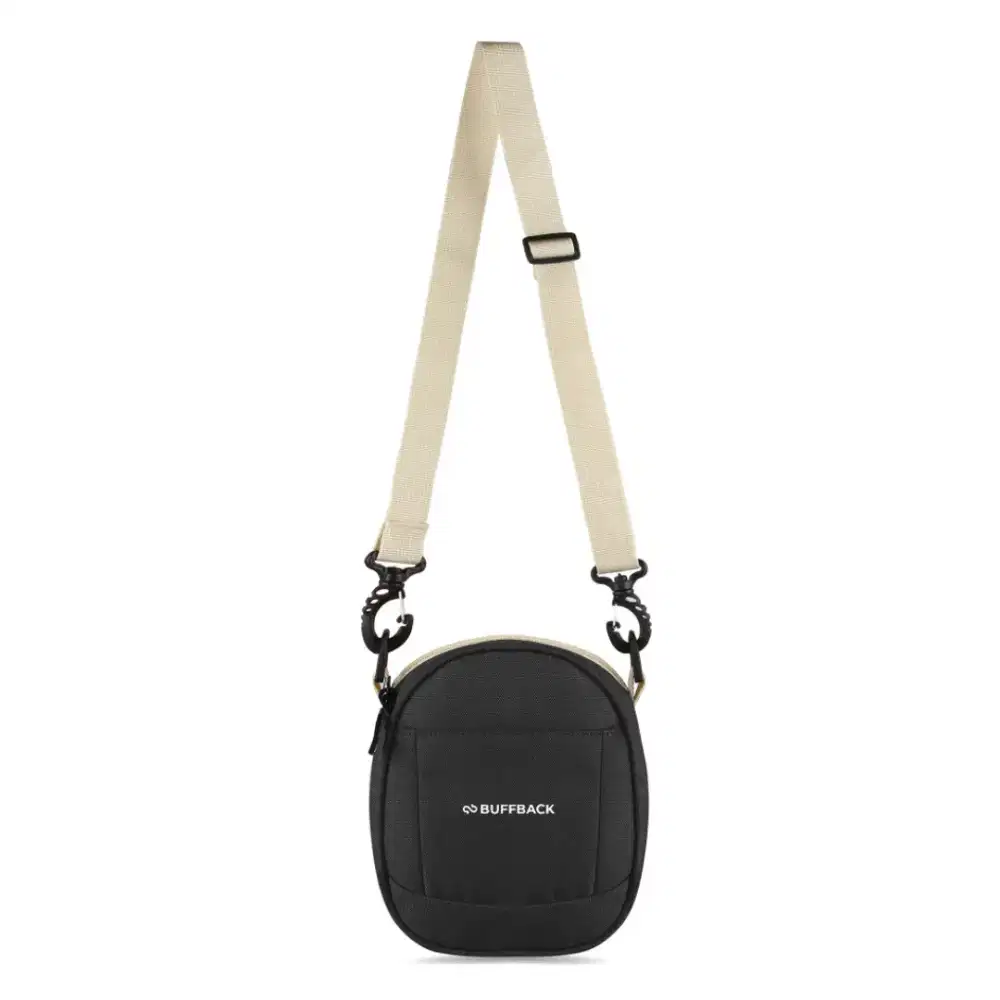 TAS SELEMPANG UNISEX BLACK & GREEN (NEW)