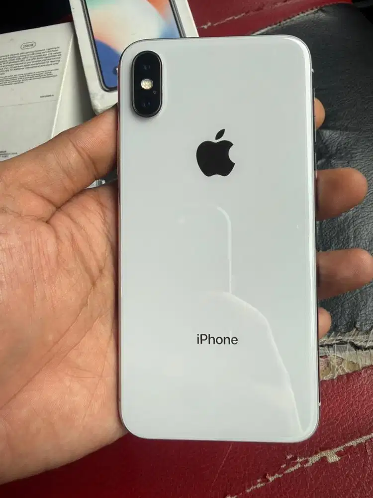 Iphone X 256GB Silver murah
