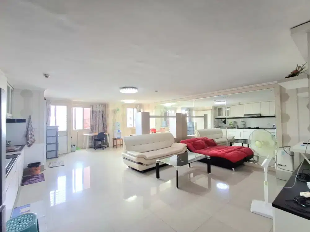 JUAL DAN SEWA  Apartemen Hoek 3Bedroom Luas 100M Full Furnish Wisma Gading Permai Kelapa Gading