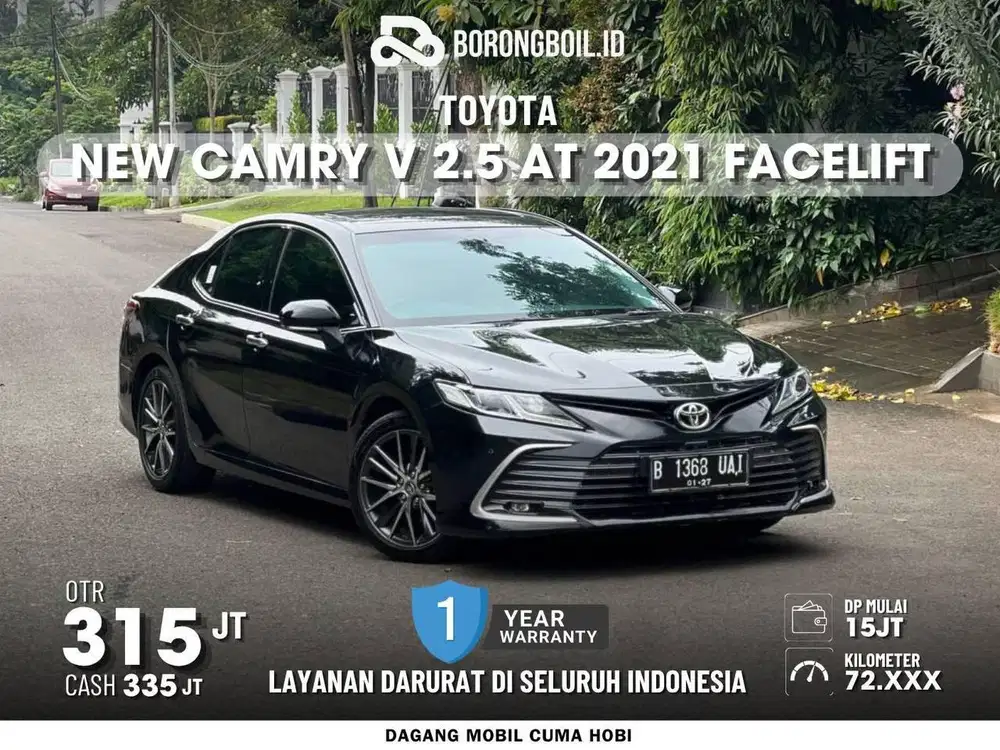 ALL NEW CAMRY V 2.5 AT 2021 FACELIFT NEW MODEL ISTIMEWA SIAP PAKAI