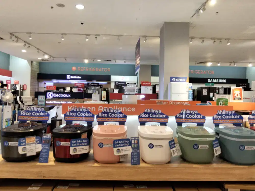 Rice cooker Philips, Nasi Gak Basah,Gak Basi Smpi 2 Hri, 2th Garansi