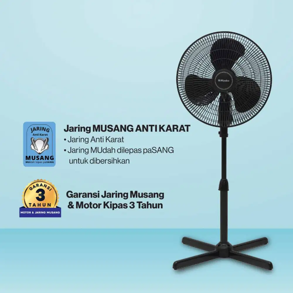 Kipas Angin Miyako KAS-1606 X PL