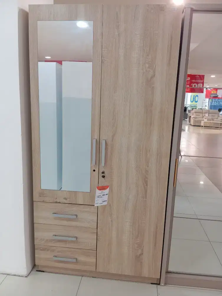 Lemari pakaian 2 pintu Vind