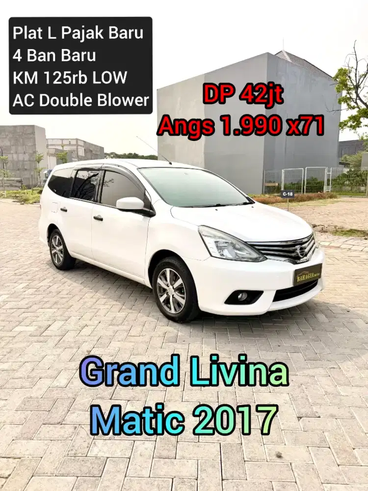 (LOW KM) Grand Livina Matic 2017 AT CVT Putih SV XV 2016 Ertiga 2015