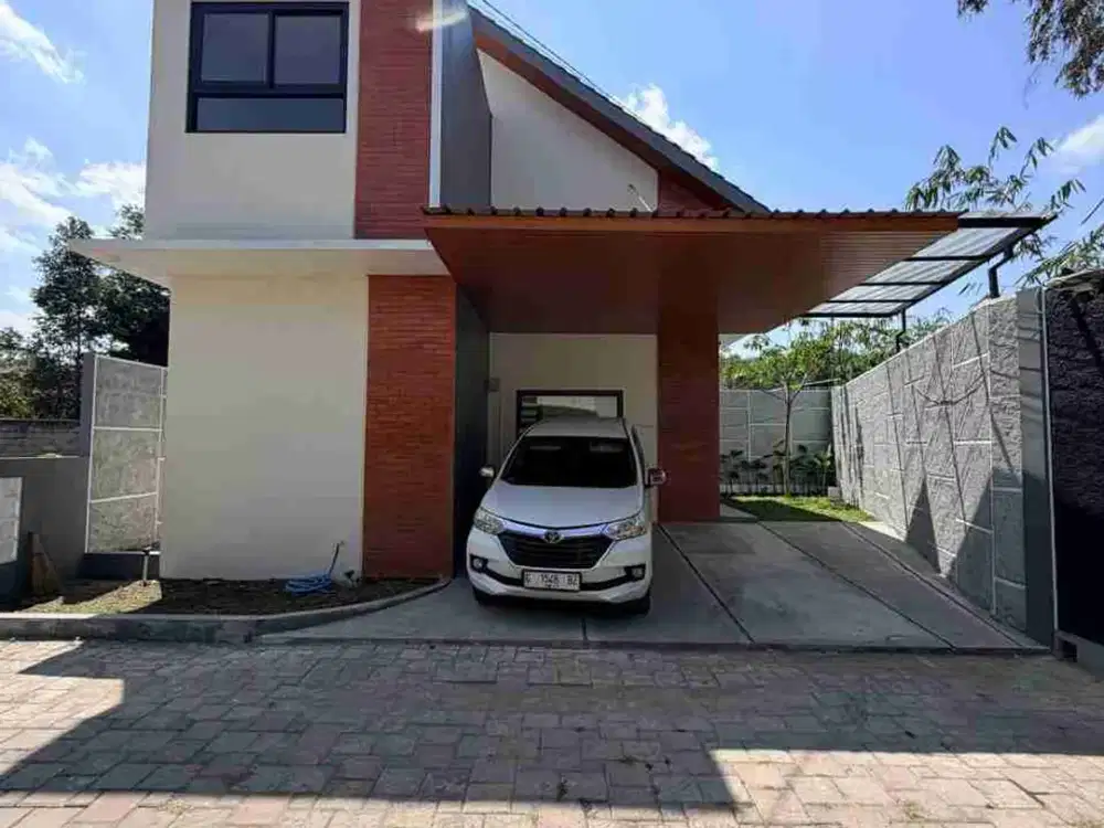 RUMAH CANTIK SCANDINAVIAN 2 LANTAI KEKINIAN DALAM MINI CLUSTER DI WEDOMARTANI NGEMPLAK SLEMAN