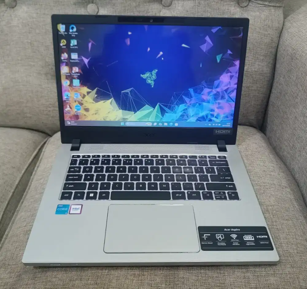 Laptop Acer Core i5 Gen 12 RAM 8GB SSD 256GB