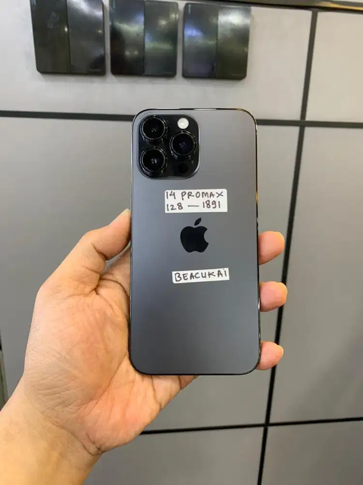 Iphone 14 Promax 128 Gb Space black Resmi beacukai