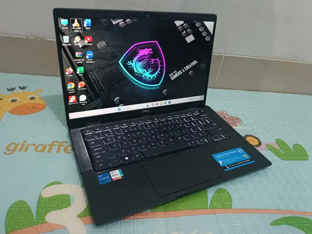 Laptop Dell Core i7 Gen 11 RAM 32GB SSD 512GB Slim