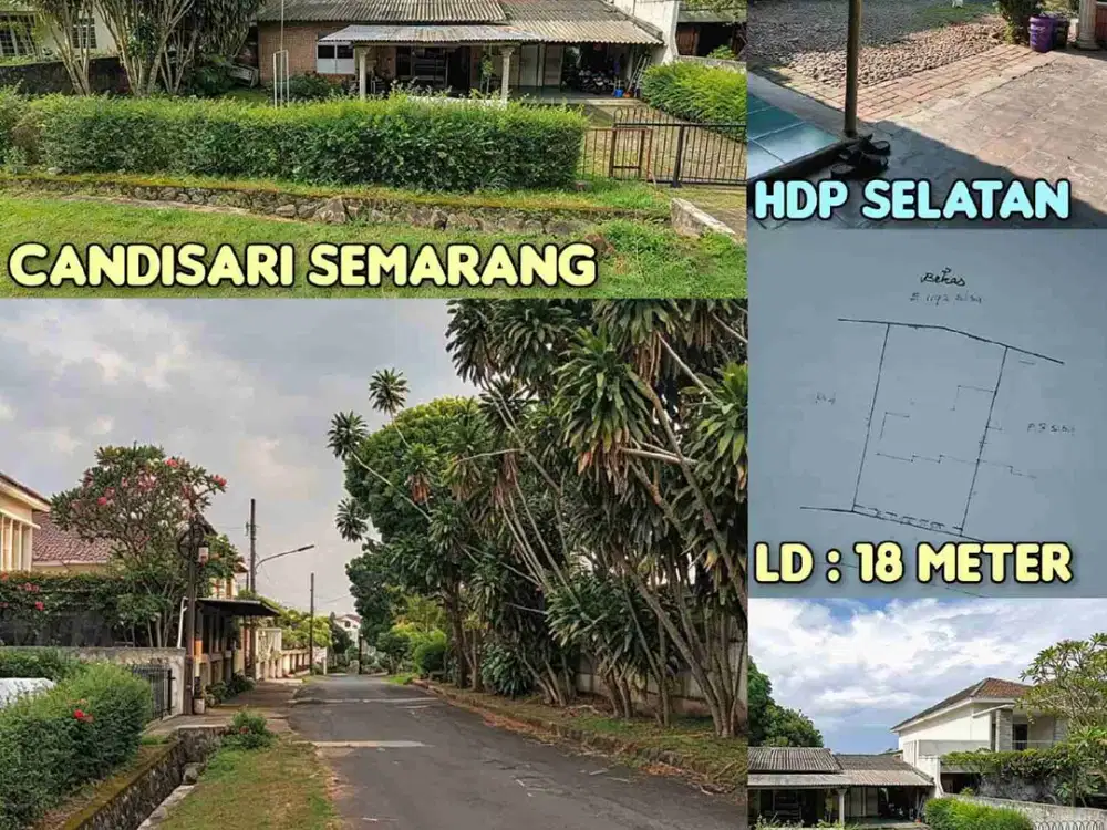 DIJUAL TANAH & BANGUNAN DI JALAN SISINGAMANGARAJA CANDI CANDISARI SEMARANG