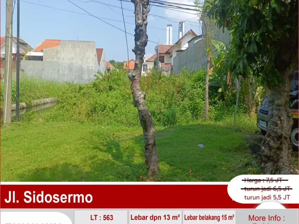 Tanah Kavling Daerah Jalan Sidosermo Surabaya