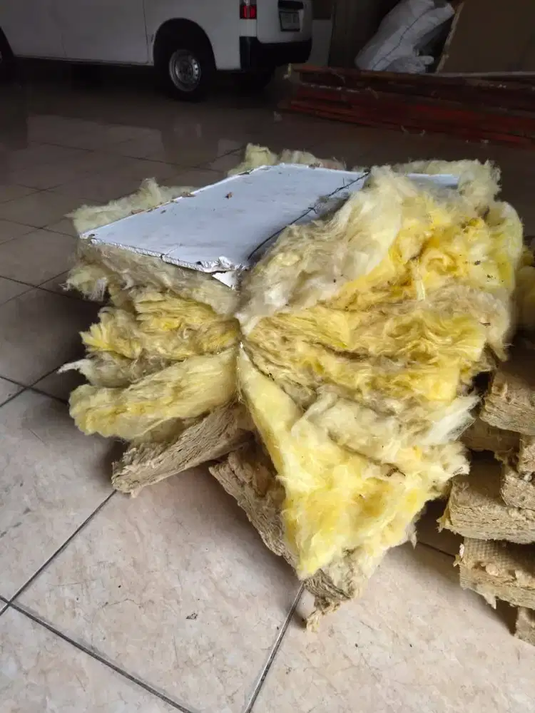 Glasswool bekas peredam suara