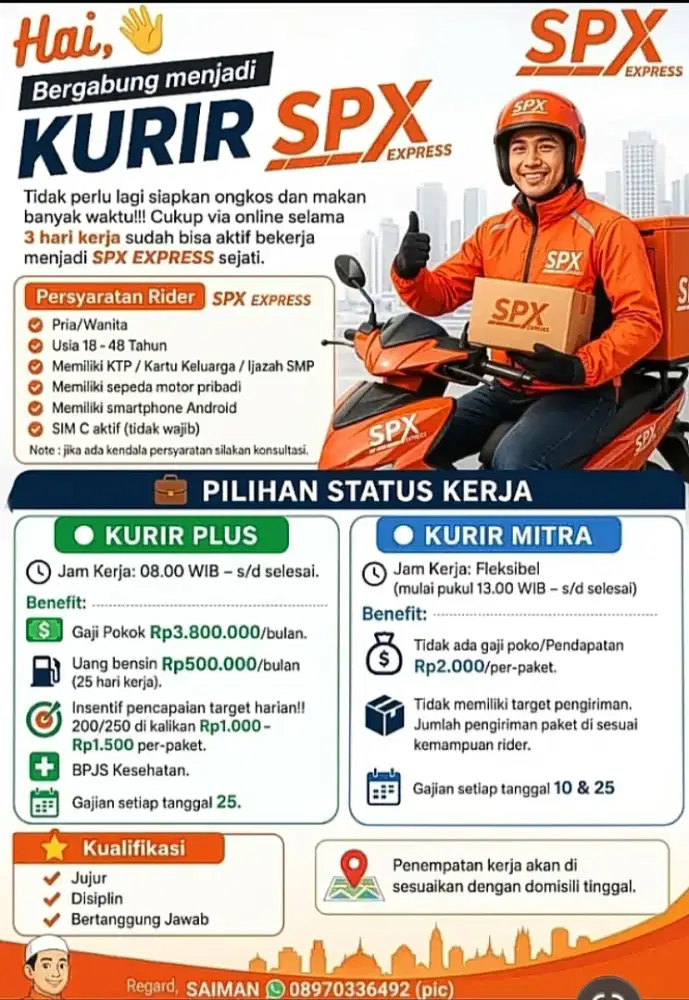 Di Butuhkan RIDER Spx