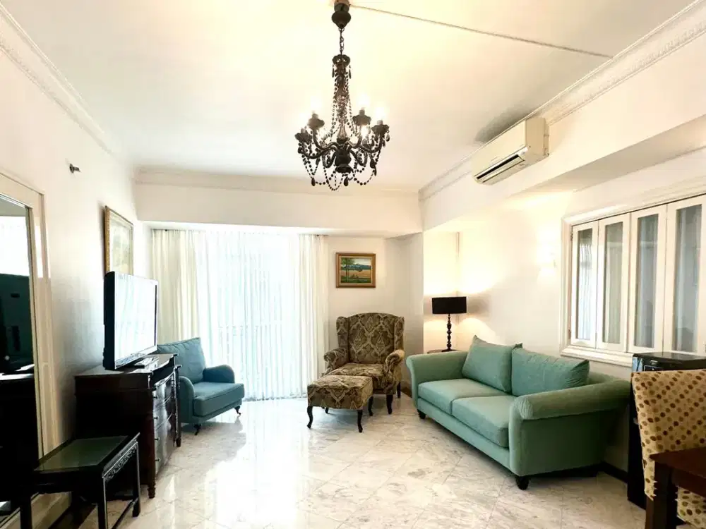 Disewa Apartemen Eksekutif Menteng 2BR Uk 93 m2 Furnished at Jakarta Pusat