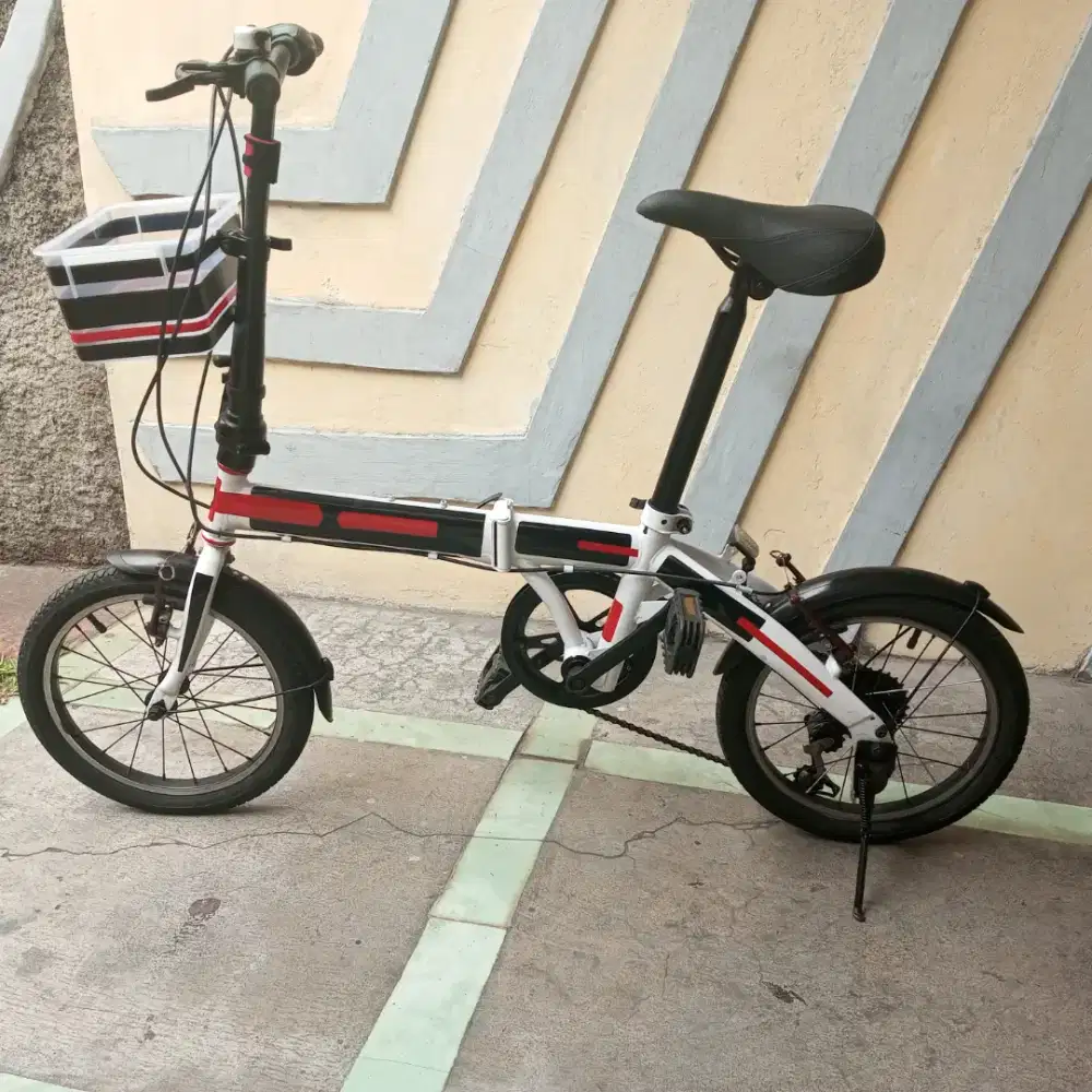 Sepeda lipat 6 speed ukuran 16 siap pakai