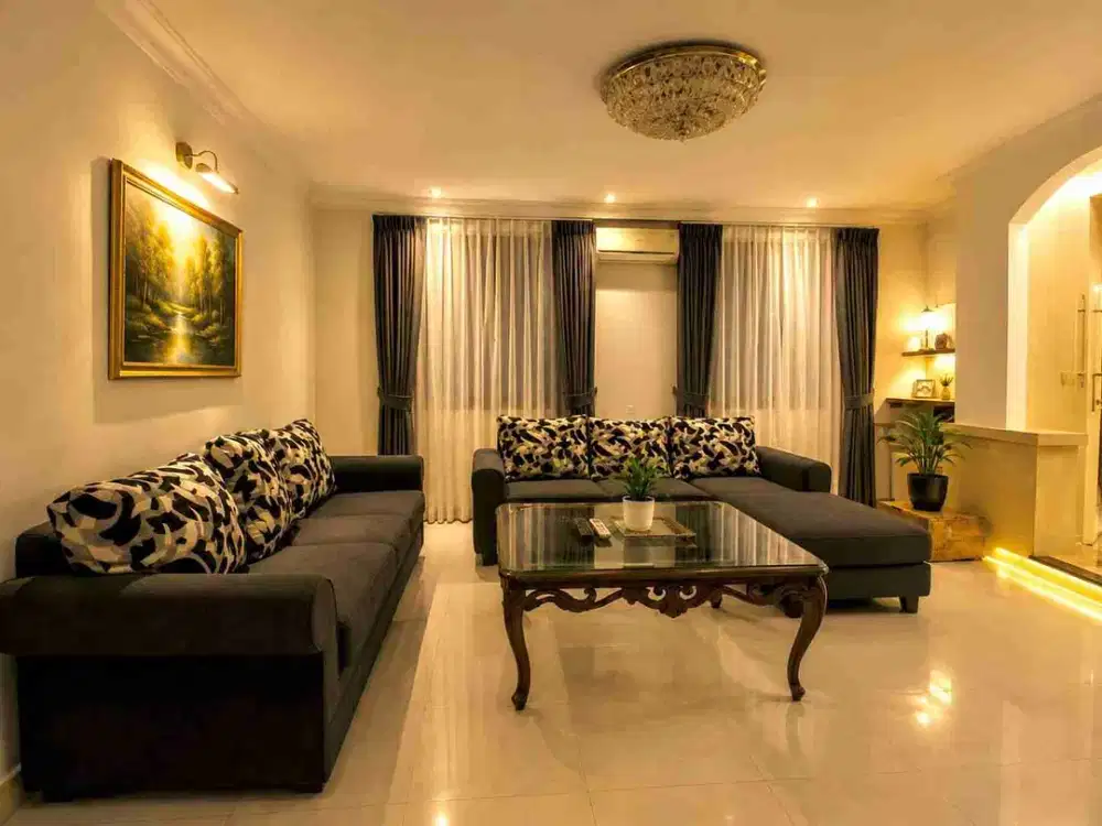 Dijual Rumah 2lt Furnish Taman Beverly Golf Lippo Karawaci Tangerang
