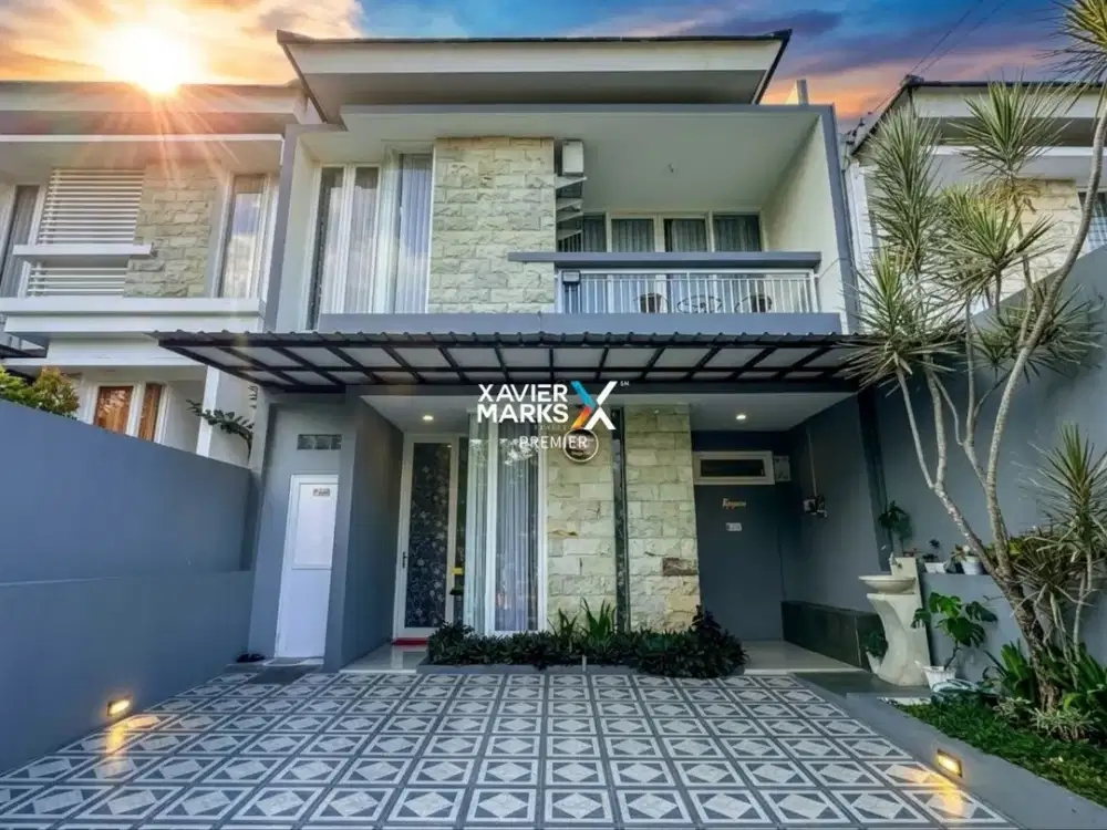 Dijual Rumah Villa with Private Pool Furnish di Panderman Hills Batu Dekat Wisata