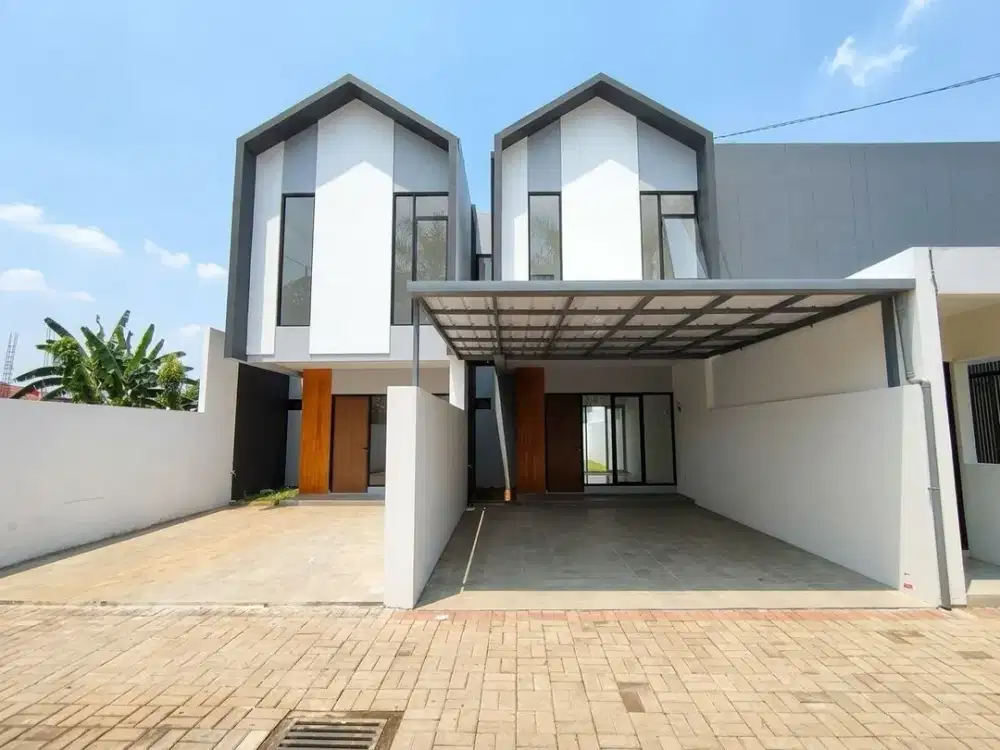 604 Rumah Baru 2 Lt Modern Skandinavian Dekat Pondok Cabe di Cinangka Sawangan