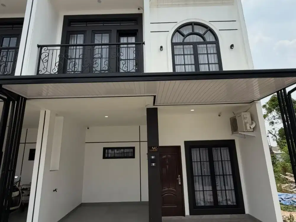 DIJUAL RUMAH BARU FULL FURNISHED – MUTIARA PUTIH RESIDENCE A45 TUGU DEPOK