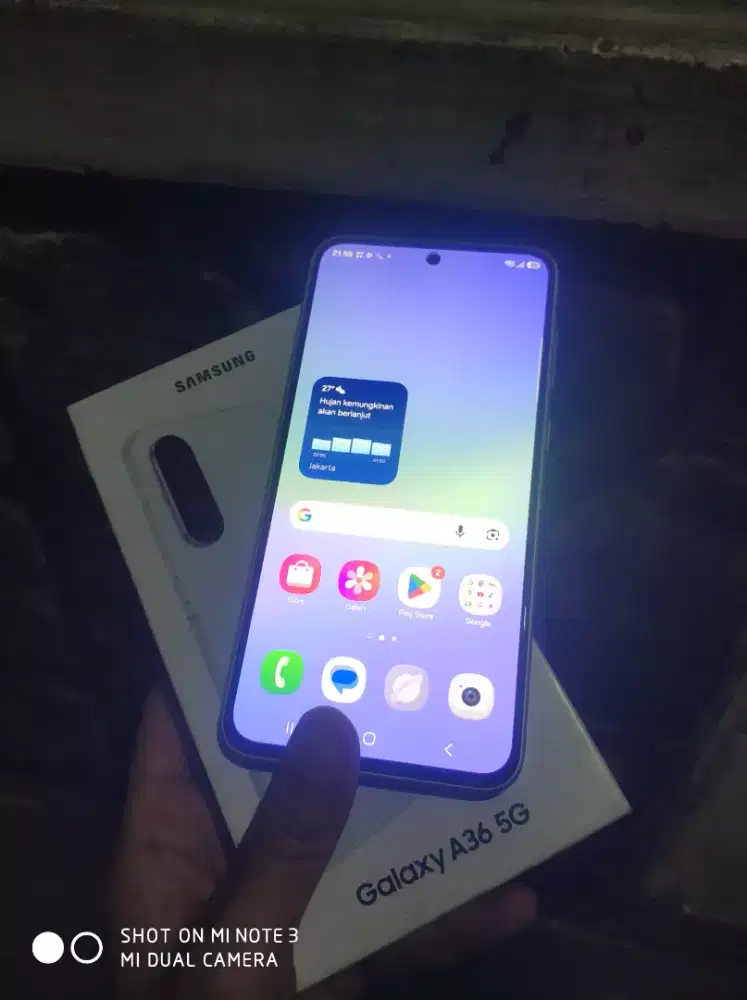 Samsung a36 5G warna putih 8/256 resmi indonesia