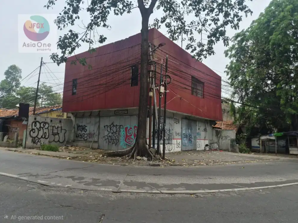 Disewakan ruko 2lt ex cafe ada rooftop di H.Agus Salim, Bekasi