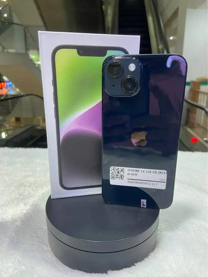 Second IPHONE 14 128gb Black INTER Welldutt