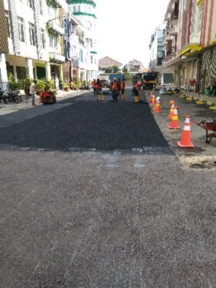 Aspal hotmix Pamulang