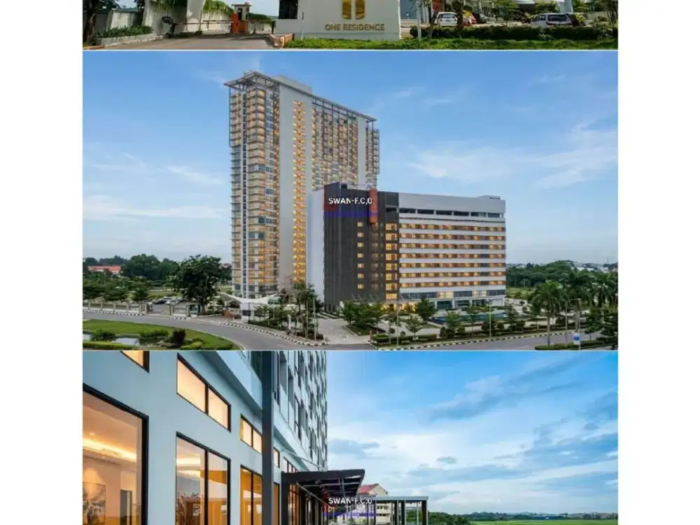Dijual 3 BR apartemen One Residence Batam Centre (2 unit jadi 1)