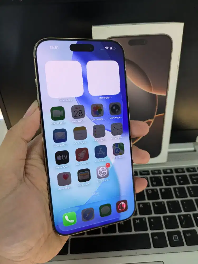 IPHONE 16 PROMAX 256GB IBOX
WARNA DESERT TITANIUM
LENGKAP