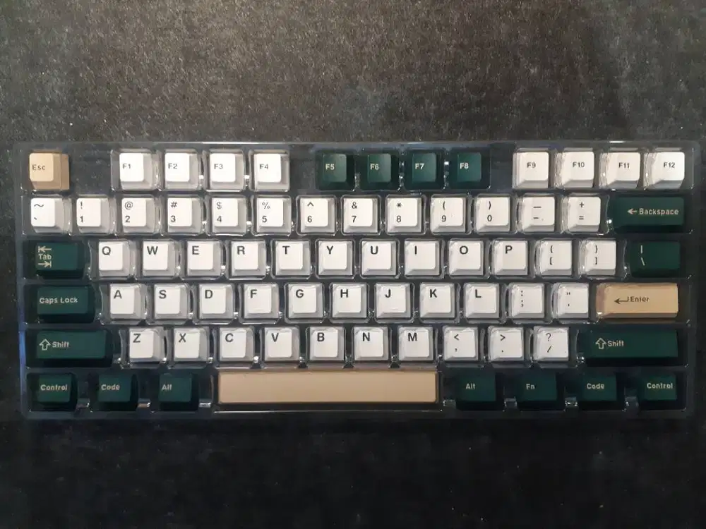 Keyboard Keycaps Axe Mechanical British Racing Second