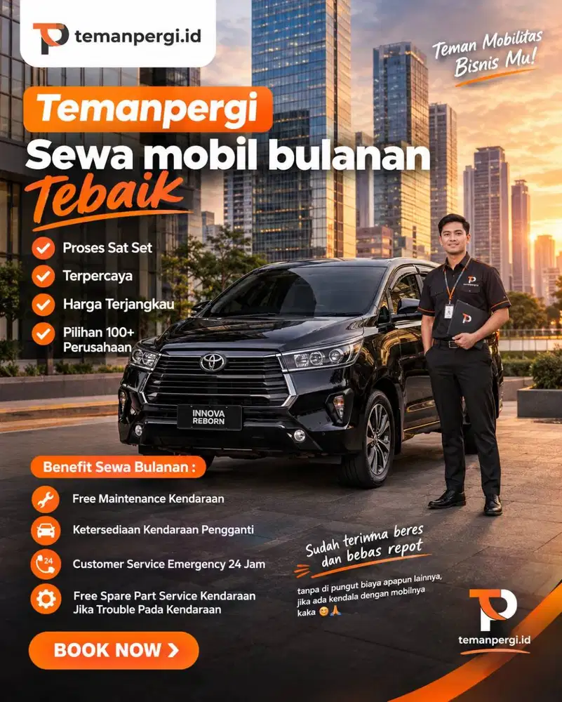 Sewa Mobil Bulanan JABODETABEK | Temanpergi.id