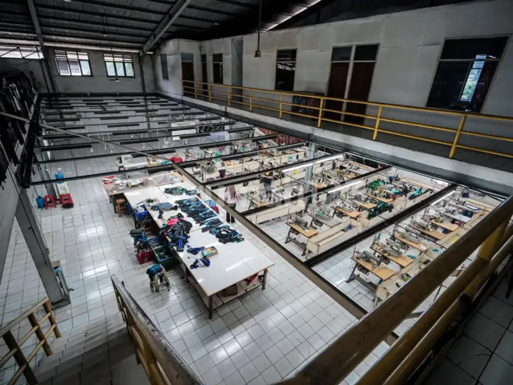 Pabrik di Kawasan Industri Cikupa Ex Garmen - Luas Tanah 2.410 M2