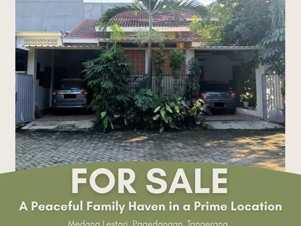 RUMAH HOOK STRATEGIS, DEKAT GADING SERPONG!