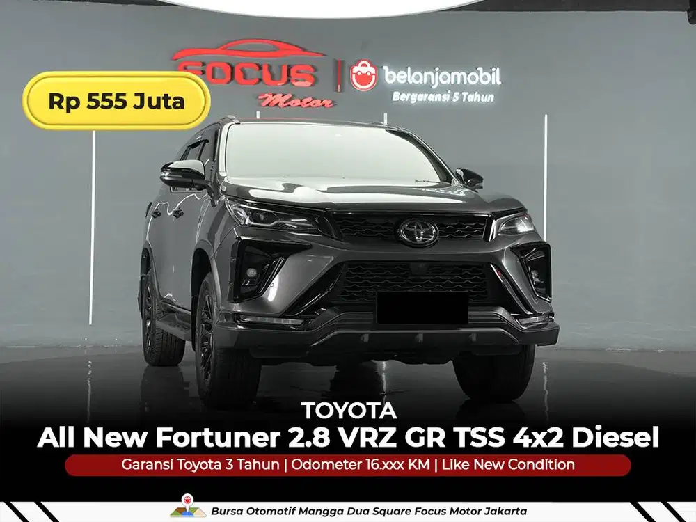 [ GARANSI 5THN ] Toyota Fortuner 2.8 VRZ GR TSS 4x2 2026/2025/2024