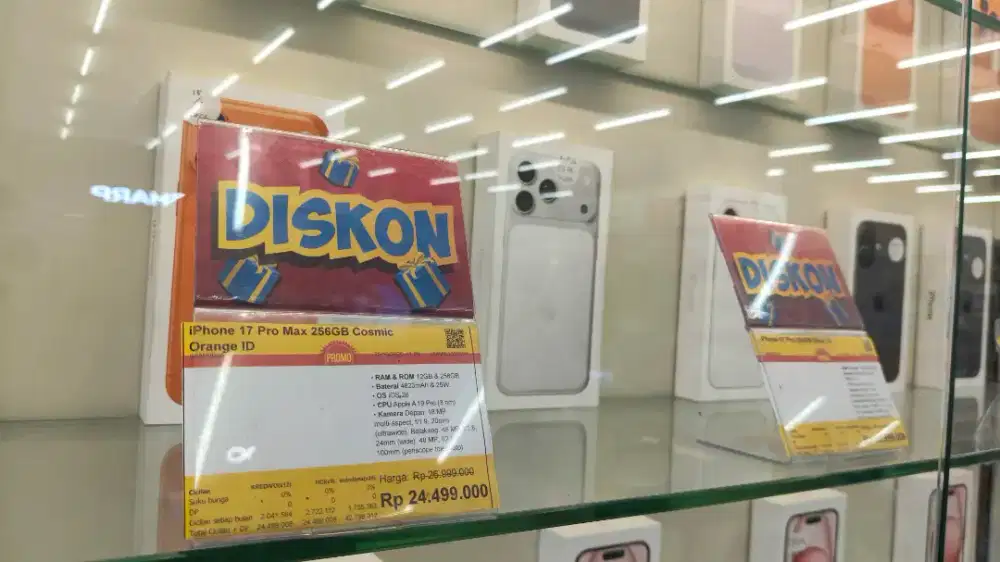 iPhone 17 promax 256GB cicilan bisa bunga 0%