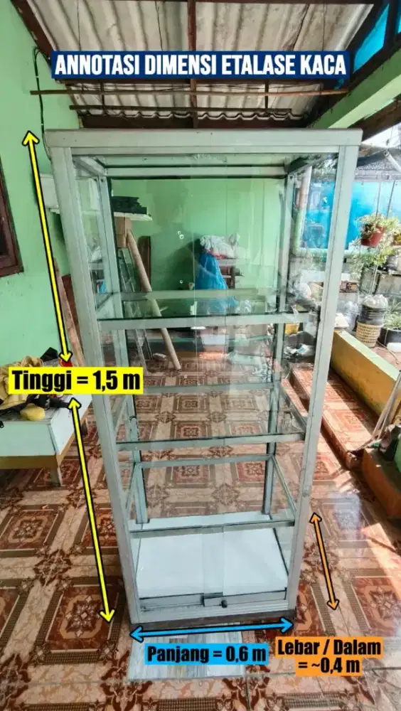 Etalase Toko Aluminium