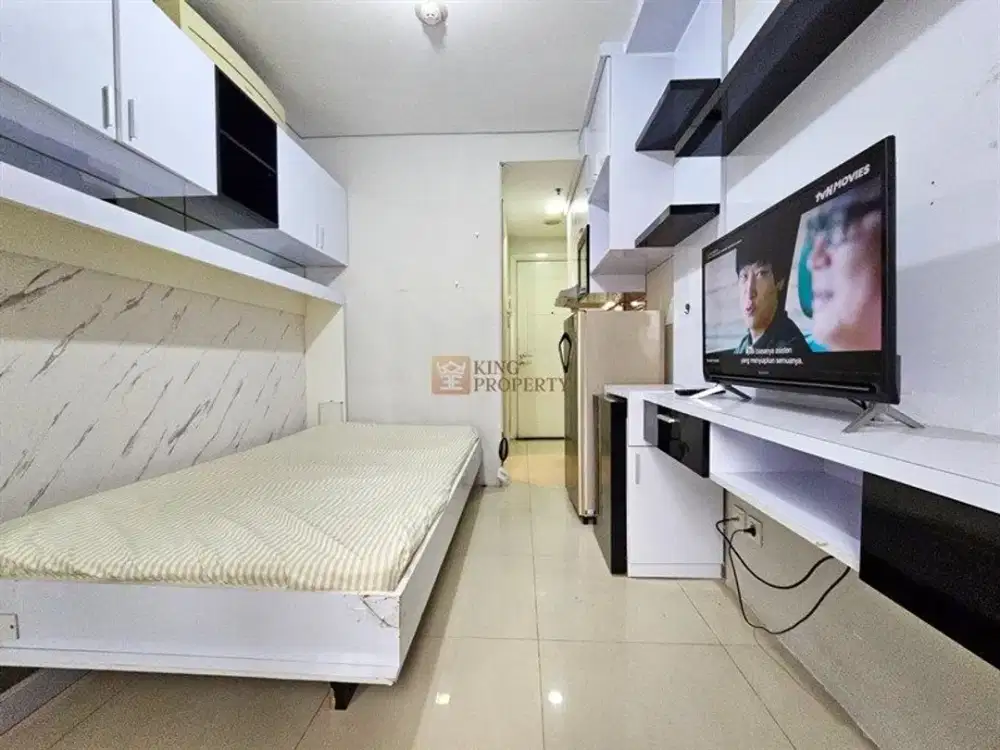 UNIT LANGKA! Disewakan Studio Madison Park Full Furnished + Kitchen Set, Siap Huni, 5 Menit ke Kampus, Mall & Office Tower Jakarta Barat.
