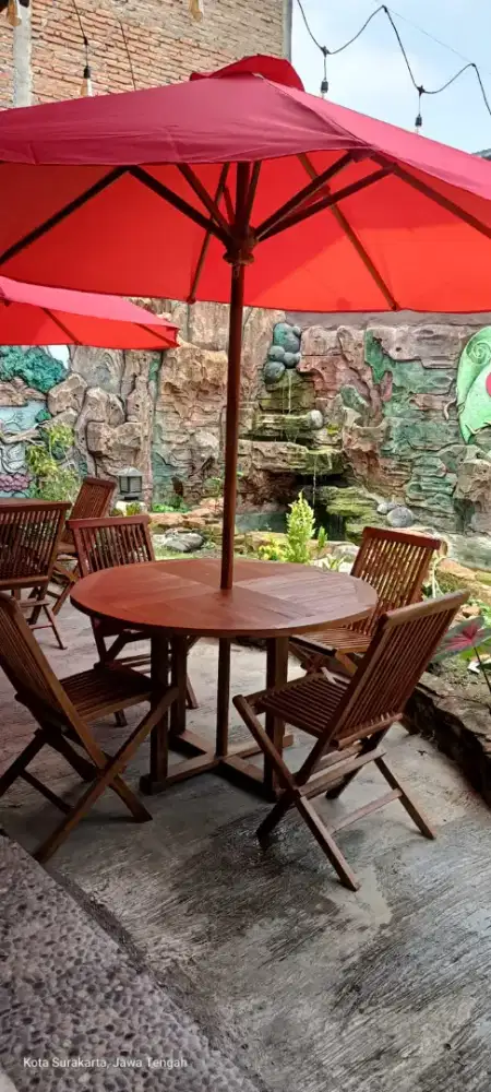 Kursi taman,bangku outdoor,payung jati,meja makan murah,tenda